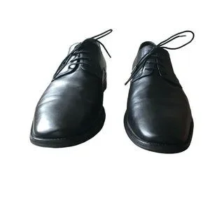 Black Rooster Mens Black Leather Dress Shoes Black Rooster Dress Shoes for Men for sale | eBay main image 2